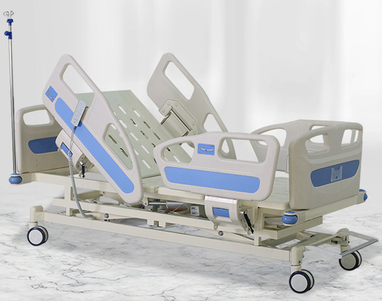 Electric five function hospital bed